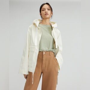 Everlane Jacket Women’s Medium Canvas Organic Cotton Anorak